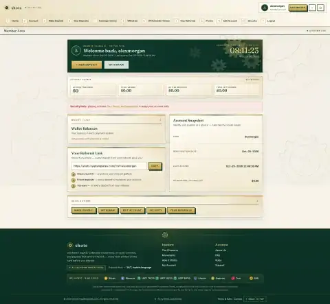 H-TPL16 member dashboard preview